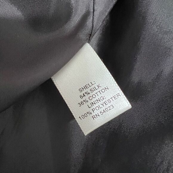 Banana Republic gray and black silk blend Houndstooth sheath dress with pockets - Picture 7 of 10